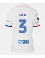 Barcelona Alejandro Balde #3 Venkovní Dres 2023-24 Krátký Rukáv